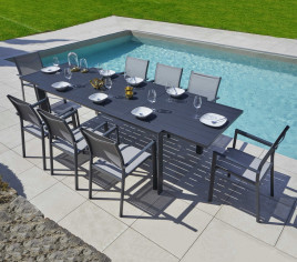 ARGOS - Table de jardin extensible - 12 places