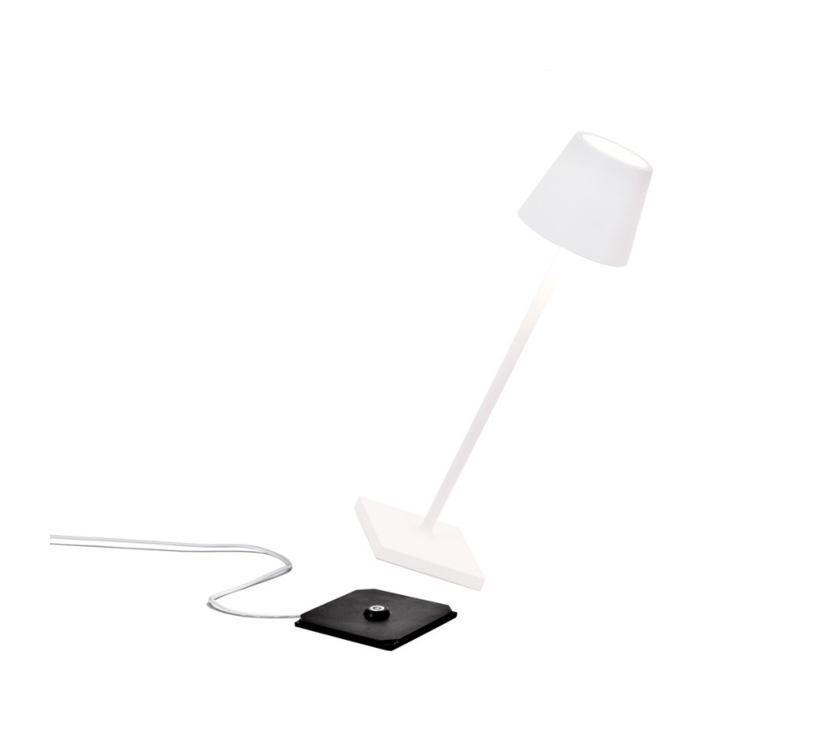 Lampe à poser POLDINA PRO - Blanche - Ozalide