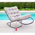 MADRID - fauteuil à bascule - Gris Anthracite