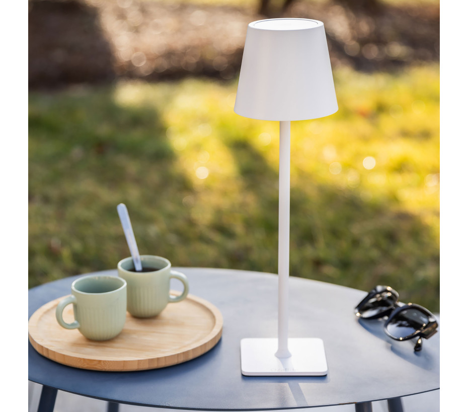 Lampe à poser ALIKI - Blanche - Ozalide