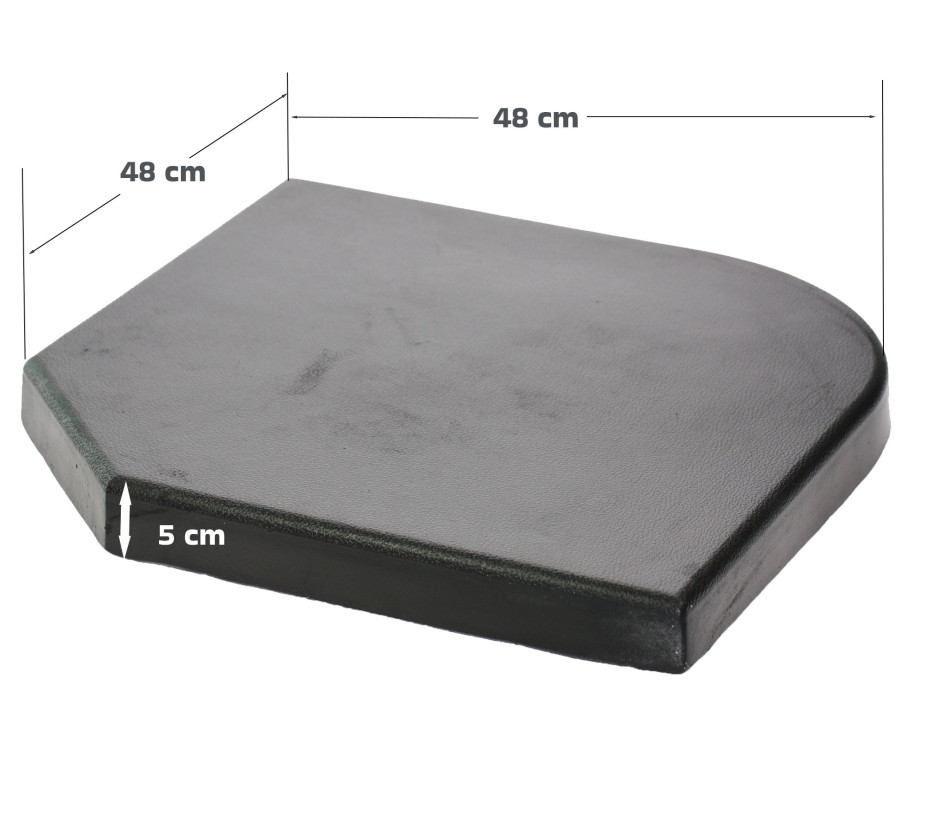 Dalle en ciment 20 kg - pour parasol  - Ozalide