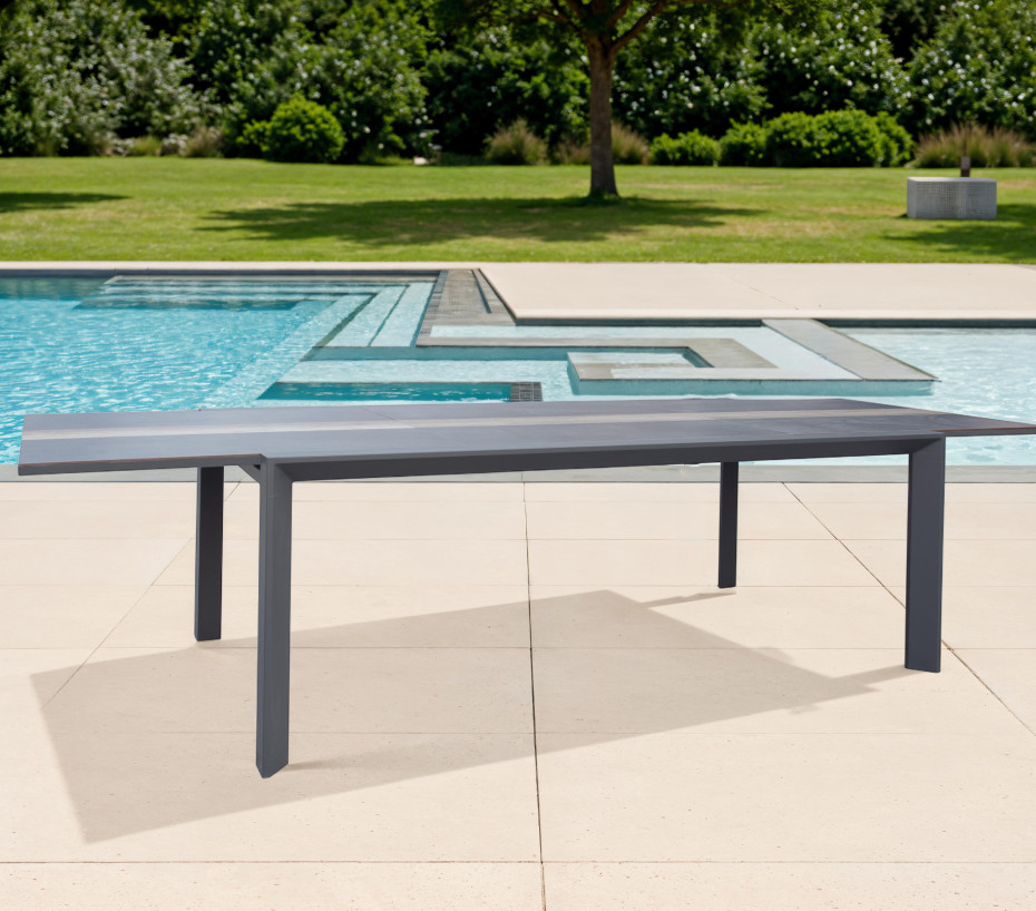 Table de jardin extensible CARMEL XL NEW - Ozalide