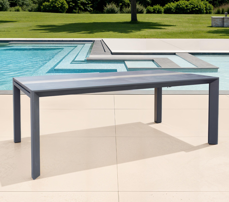 Table de jardin extensible CARMEL XL NEW - Ozalide