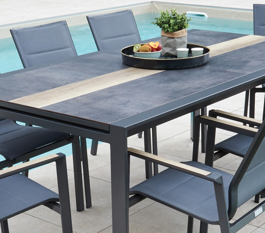 Table de jardin extensible CARMEL XL NEW - Ozalide