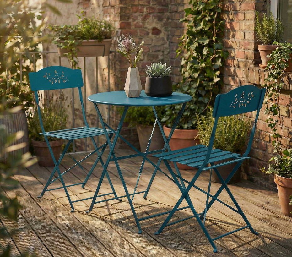 Ensemble repas CAPRONE Bleu canard - Ozalide