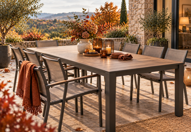 Quelle table de jardin choisir pour un usage extérieur permanent ?